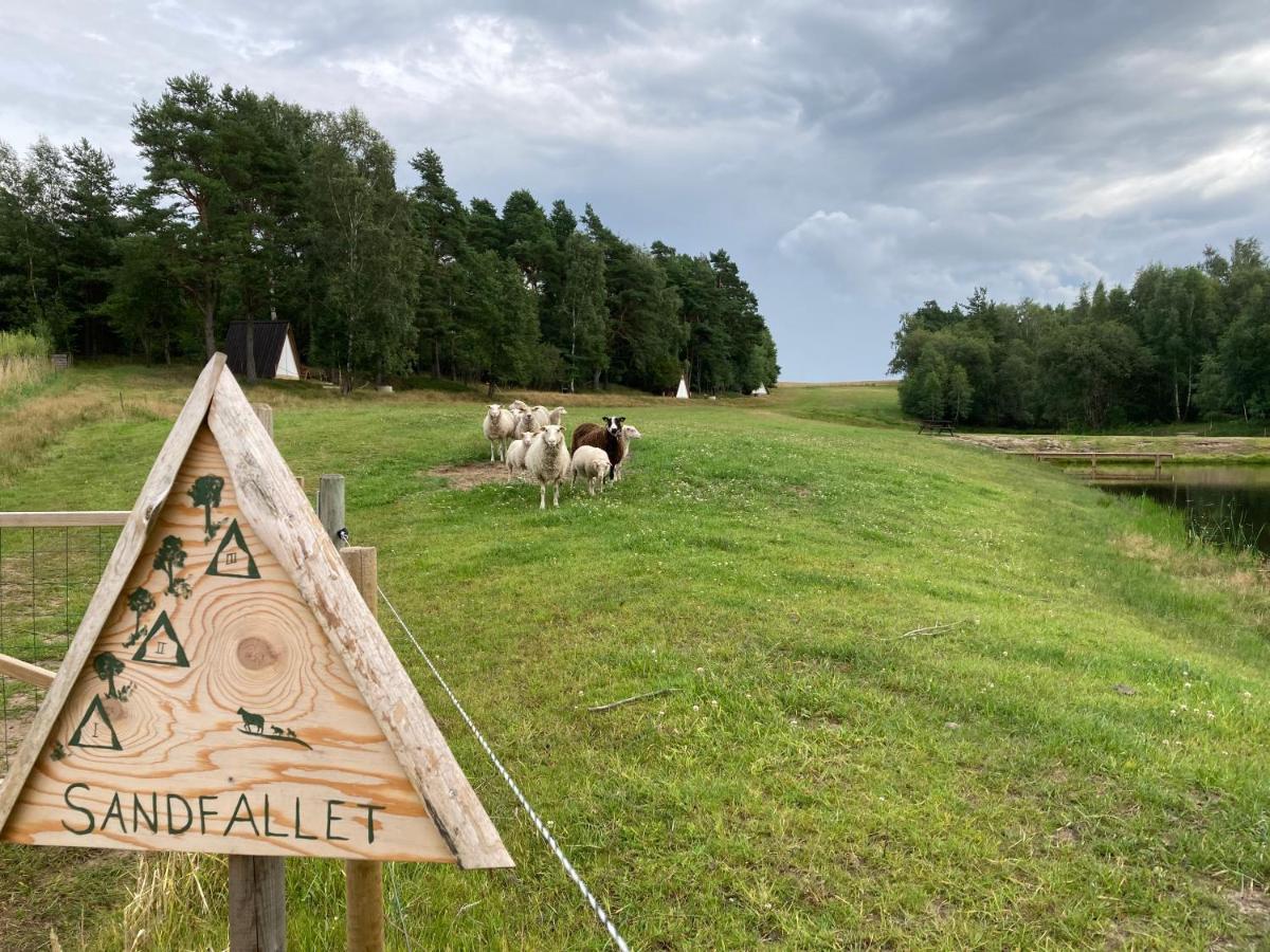 Sandfallet Glamping Laholm Exterior foto